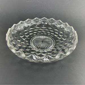 Fostoria Glassware American Pattern #2056 - Round Rolled Edge Bowl 11.5" x 3"